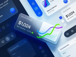 Glassmorphism UI Design